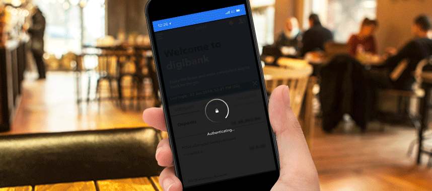 The digibank digital token helps keep your mobile banking secure 