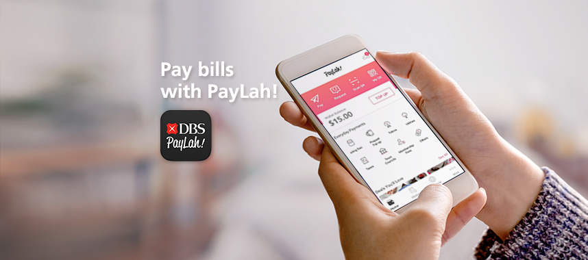 Pay for bills with PayLah!