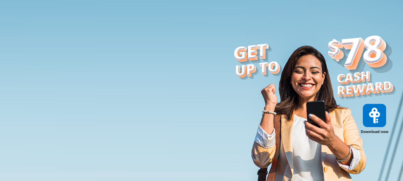 New to POSB? Get up to S$78 when you start banking with us