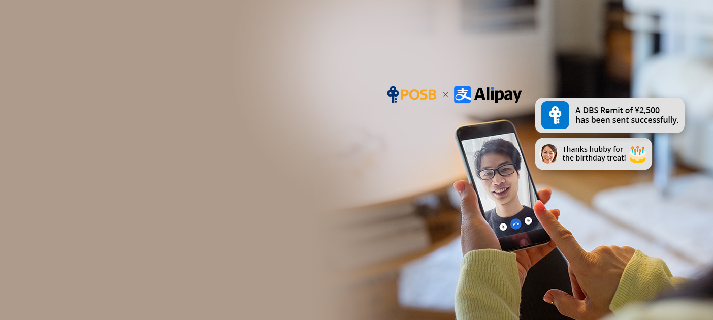 Send money to Alipay wallets in China at S$0 fees