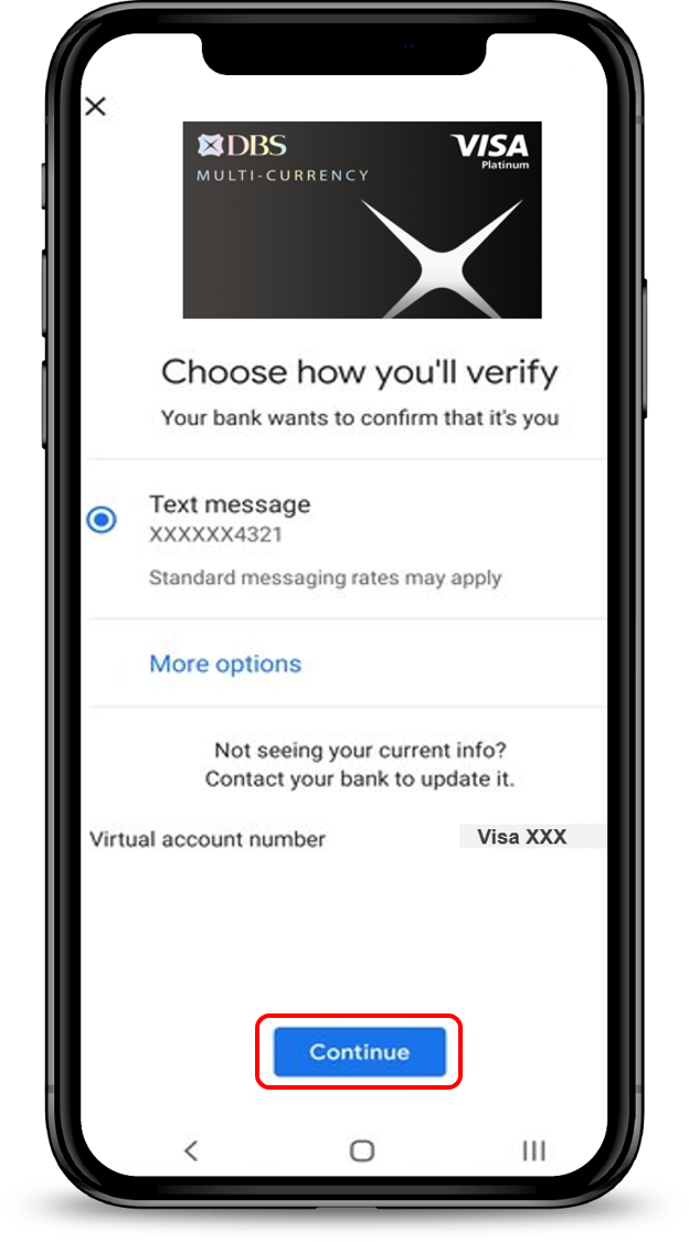 Add Card to Mobile Wallet POSB Singapore